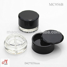 MC956B 2 Farbe mit rotierendem Deckel Kosmetik Eyeliner Gel Container / Eyeliner Gel Fall / Eyeliner Gel Verpackung / Eyeliner Gel Pot